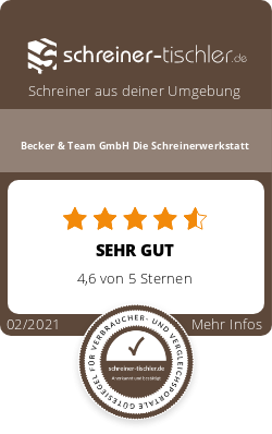Becker & Team GmbH Die Schreinerwerkstatt Siegel