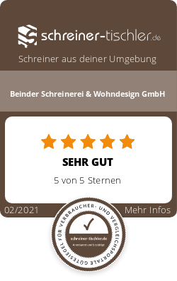 Beinder Schreinerei & Wohndesign GmbH Siegel