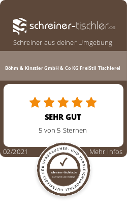 Böhm & Kinstler GmbH & Co KG FreiStil Tischlerei Siegel
