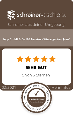 Sepp GmbH & Co. KG Fenster - Wintergarten, Josef Siegel