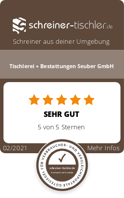 Tischlerei + Bestattungen Seuber GmbH Siegel