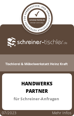 Tischlerei & Möbelwerkstatt Heinz Kraft auf Schreiner-Tischler.de